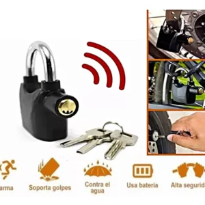 Candado Alarma De Seguridad Para Moto, Bicicletas